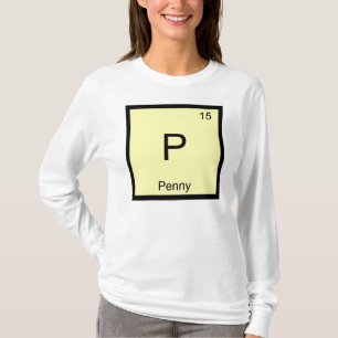 Camiseta Nome de Moeda Química Elemento Tabela Periódica