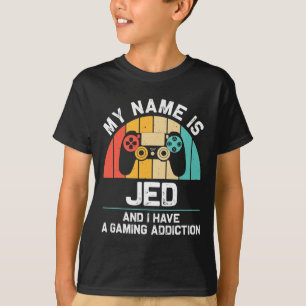 Camiseta Nome de presente Jed Personalizado Piada Geeks de 