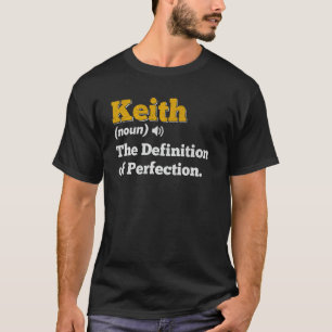 Camiseta Nome de presente personalizado do Keith Nome de an