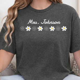 Camiseta Nome de Professor Personalizado Presente Personali