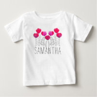Nome de Rapariga Personalizada Fluxo de Aquarela