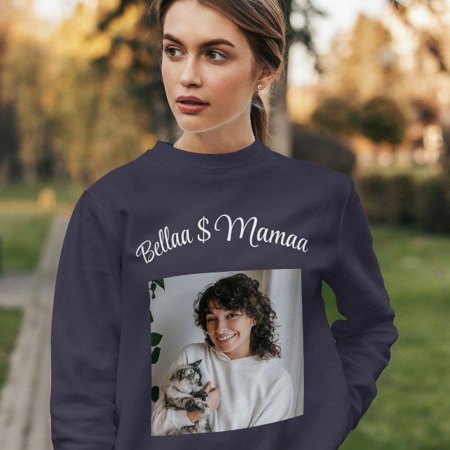 Camiseta Nome de Roteiro de Foto Personalizado para Amante  (Criador carregado)