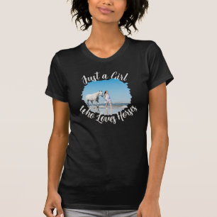 Camiseta Nome de Sentimento Fotográfico Apenas uma Menina Q