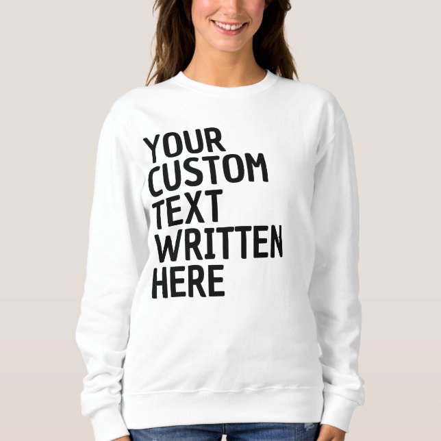 Camiseta Nome de Texto Personalizado Presente Personalizado (Frente)