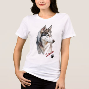 Camiseta Nome de tipografia moderna simples e legal do anim