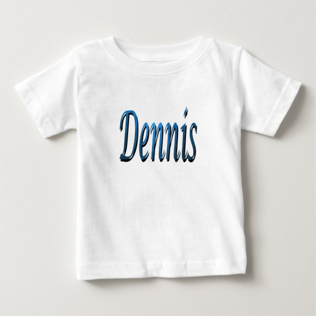 Camiseta Nome Dennis Praia Azul, (Frente)
