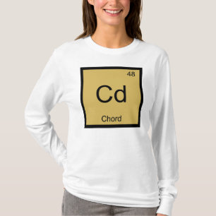 Camiseta Nome do Acorde Química Elemento Tabela Periódica