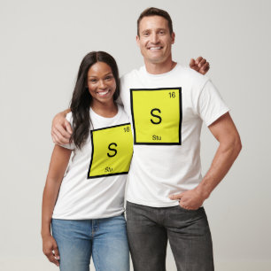 Camiseta Nome do Aluno Tabela Periódica Elemento Químico