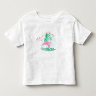 Camiseta Nome do Animal Script Rosa Girly Ballerina