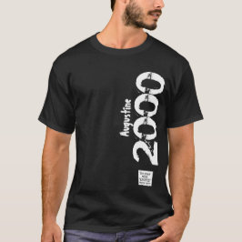 Camiseta Nome do aniversário de 21 anos 2000 Legendas Vinta