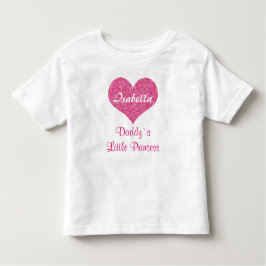 Camiseta Nome do Bebê Personalizado da Princesa Princesa Ro