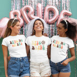 Camiseta Nome do Brilho do Disco de festa de solteira Perso<br><div class="desc">Bachelorette Disco combinando camisetas para seu partido que você pode personalizar facilmente para seu fim de semana de diversão com as garotas antes do voto. Perfeito para outros eventos especiais e aniversários</div>