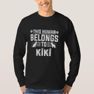 Camiseta Nome do Cachorro Kiki Pertence ao Pet Dog Kiki
