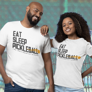 Camiseta Nome do Clube de Pickleball Personalizado