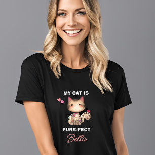 CAMISETA NOME DO CORAÇÃO PURR-FECT CAT