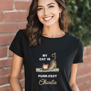 CAMISETA NOME DO CORAÇÃO PURR-FECT CAT