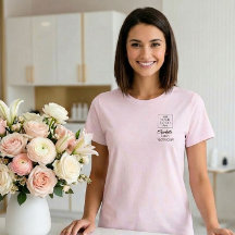 Nome do Funcionário em Letra Preta Negócios Logo C