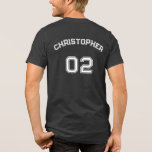 Camiseta Nome do jogador de crio Jersey Número do jogador M<br><div class="desc">Crie a sua própria tipografia personalizada, personalizada, legal, na moda branco / fonte / script, nome de jogador monograma jersey number black, classic silhouette, peso pesado, extravagante, pré-encolhimento, 100% de algodão, mens Team / clube / liga / valor pessoal tt-shirt. Basta digitar seu nome / nome do jogador e número...</div>