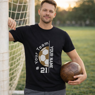 Camiseta Nome do Jogador de Futebol Personalizado Equipe Nú