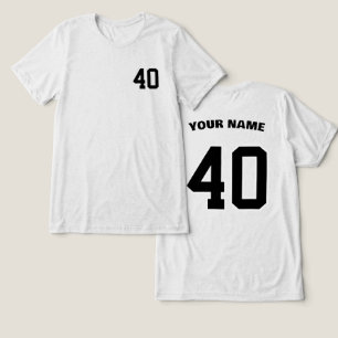 Camiseta Nome do Jogador Personalizado Número Esportes