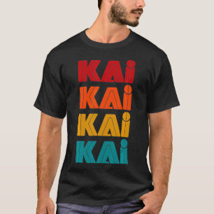Camiseta Nome do Kai, Nome do Retro Dado Colorido Fonte Inl