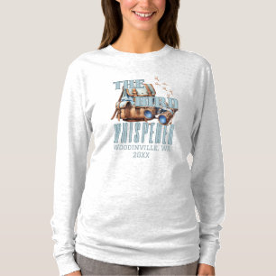 Camiseta Nome do Local de Observância de Aves Personalizada