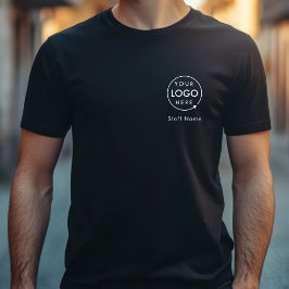 Camiseta Nome do logotipo da empresa | Funcionarios de func