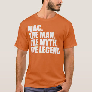 Camiseta Nome do Mac Mac Nome Nome Nome dado