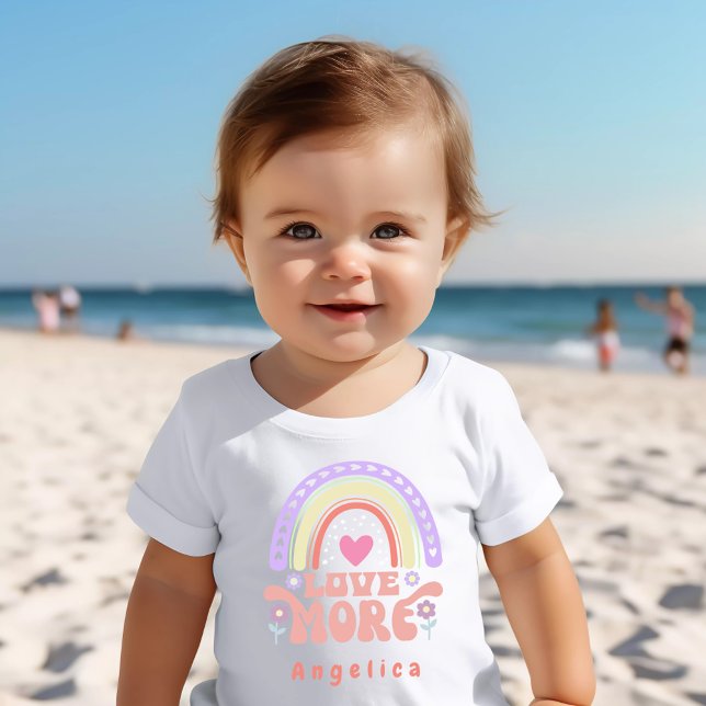 Camiseta Nome do Peach "Love more" (Criador carregado)