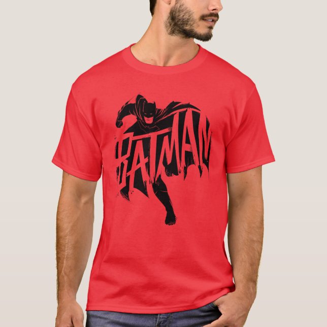 Camiseta Nome do Pincel de Tinta Batman (Frente)