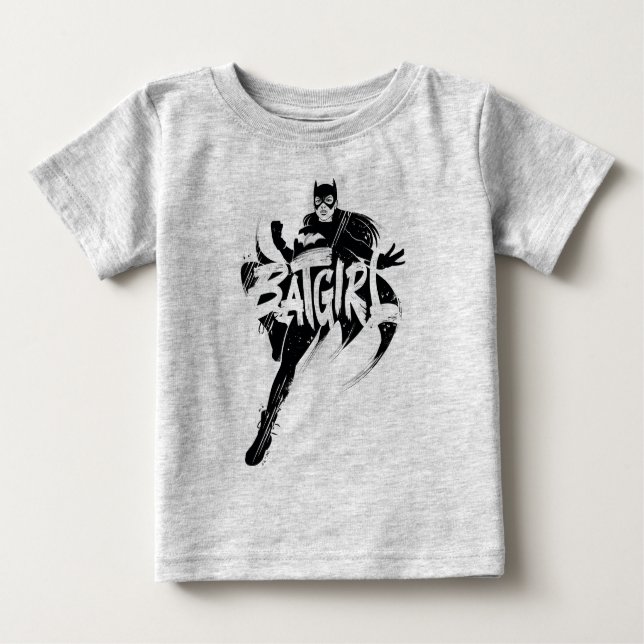Camiseta Nome do Pincel de Tinta da Batgirl (Frente)