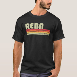 Camiseta Nome do presente REBA Versão Personalizada Retroat