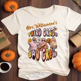 Camiseta Nome do Professor do Terceiro Grau do Halloween
