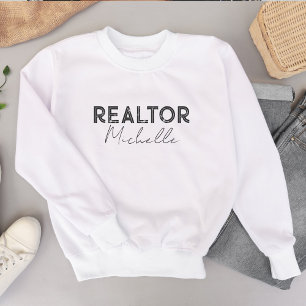 Camiseta Nome do Script do Realtor do Real Estate Agent