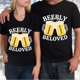 Camiseta Nome do Texto Correspondente ao Casal de Cerveja E