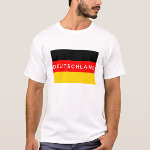 Camiseta nome do texto da alemanha do país da bandeira de