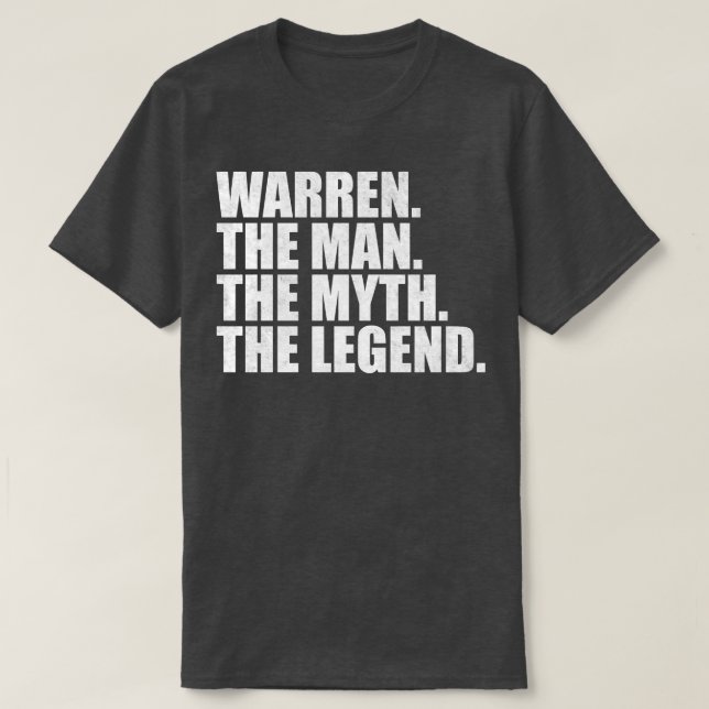 Camiseta Nome do Warren Nome do Warren Nome dado (Frente do Design)