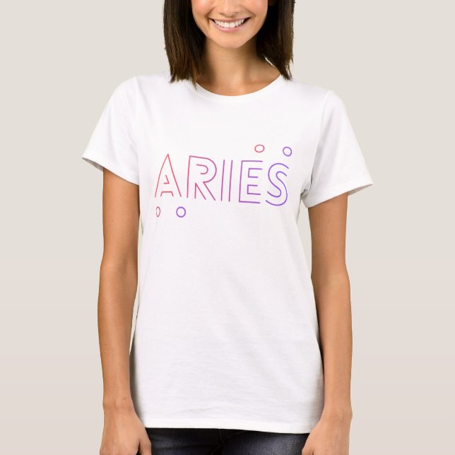 Camiseta Nome do Zodíaco de Sagitário (Frente)