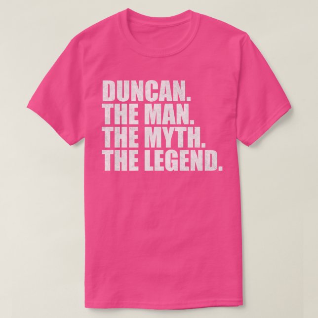 Camiseta Nome Duncan Nome Duncan Nome do Duncan (Frente do Design)