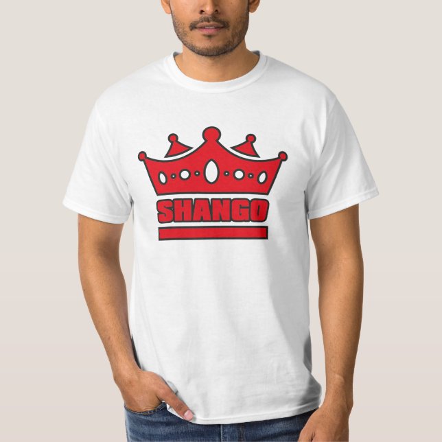 Camiseta Nome e coroa de Shango (Frente)
