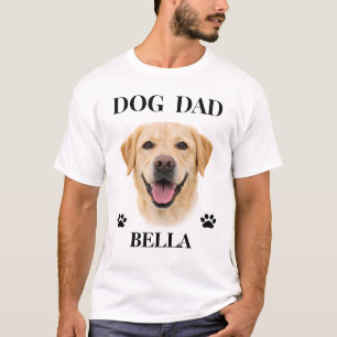 Camiseta Nome e Foto de Cachorro Personalizados Simples Mod