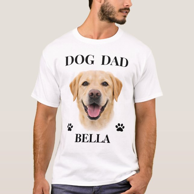 Camiseta Nome e Foto de Cachorro Personalizados Simples Mod (Frente)