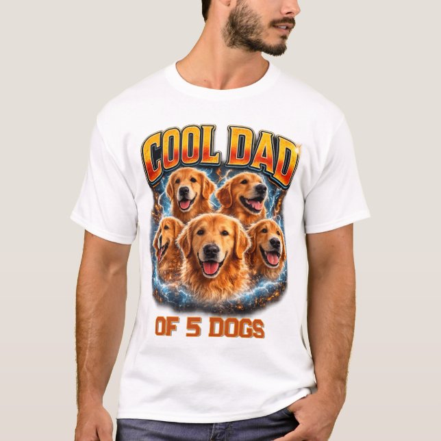 Camiseta Nome e Foto de Cachorro Personalizados Simples Mod (Frente)