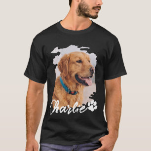 Camiseta Nome e Foto de Tipografia Moderna Simples e Legal