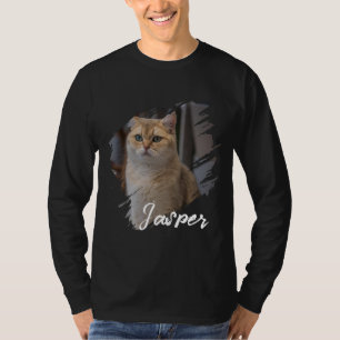 Camiseta Nome e foto personalizados modernos e simples para