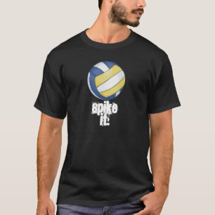 Camiseta Nome e número da equipe de voleibol