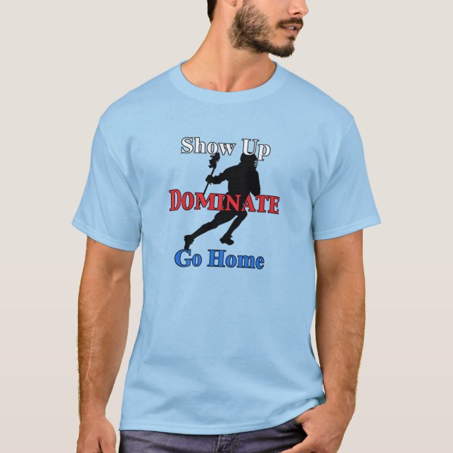 Camiseta Nome e número do jogador de Lacrosse grave traseir (Frente)