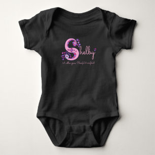 Camiseta Nome e significado das garotas Shelby S baby roupa