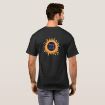 Camiseta Nome Eclipse Solar Total Aquarela Ousada 