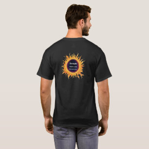 Camiseta Nome Eclipse Solar Total Aquarela Ousada 